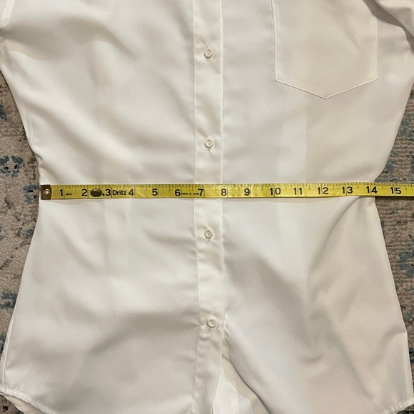 Steve Madden Nadia White Button Down Shirt - Picture 9 of 16